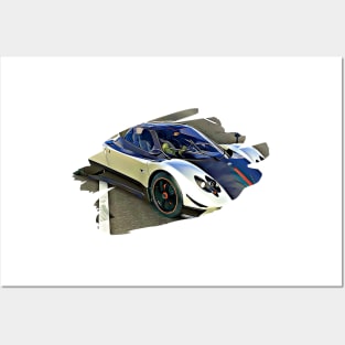 Pagani Zonda Cinque Art Print Posters and Art